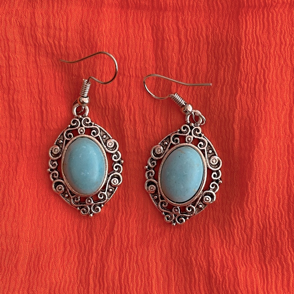 Brand new turquoise earrings